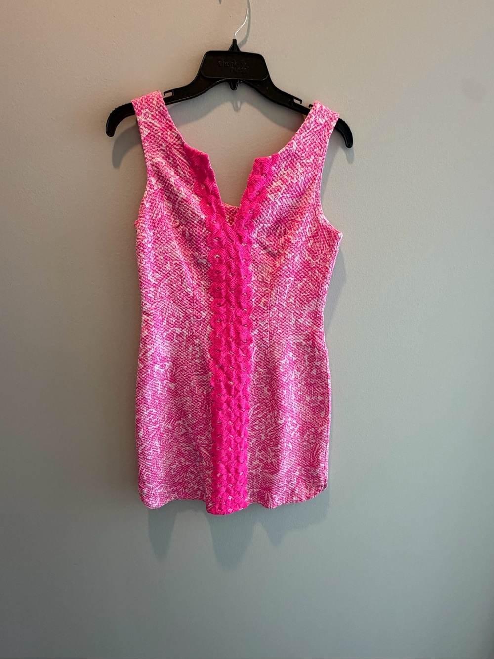 Lilly Pulitzer Pink Textured Sleeveless Mini Dress